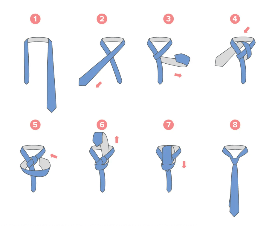 Nó Meio Windsor (Half Windsor)