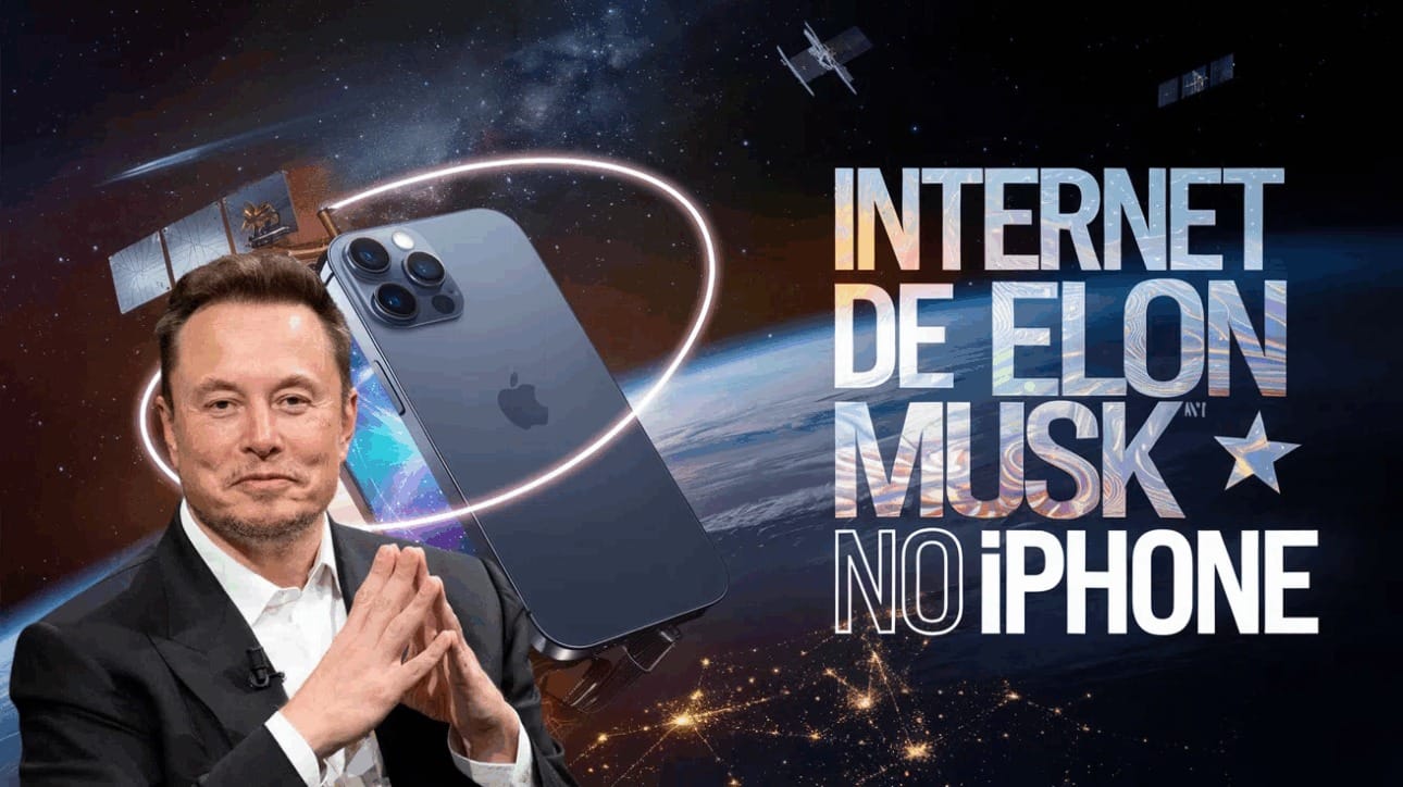 Conectividade móvel revolucionada pela parceria Apple e Starlink