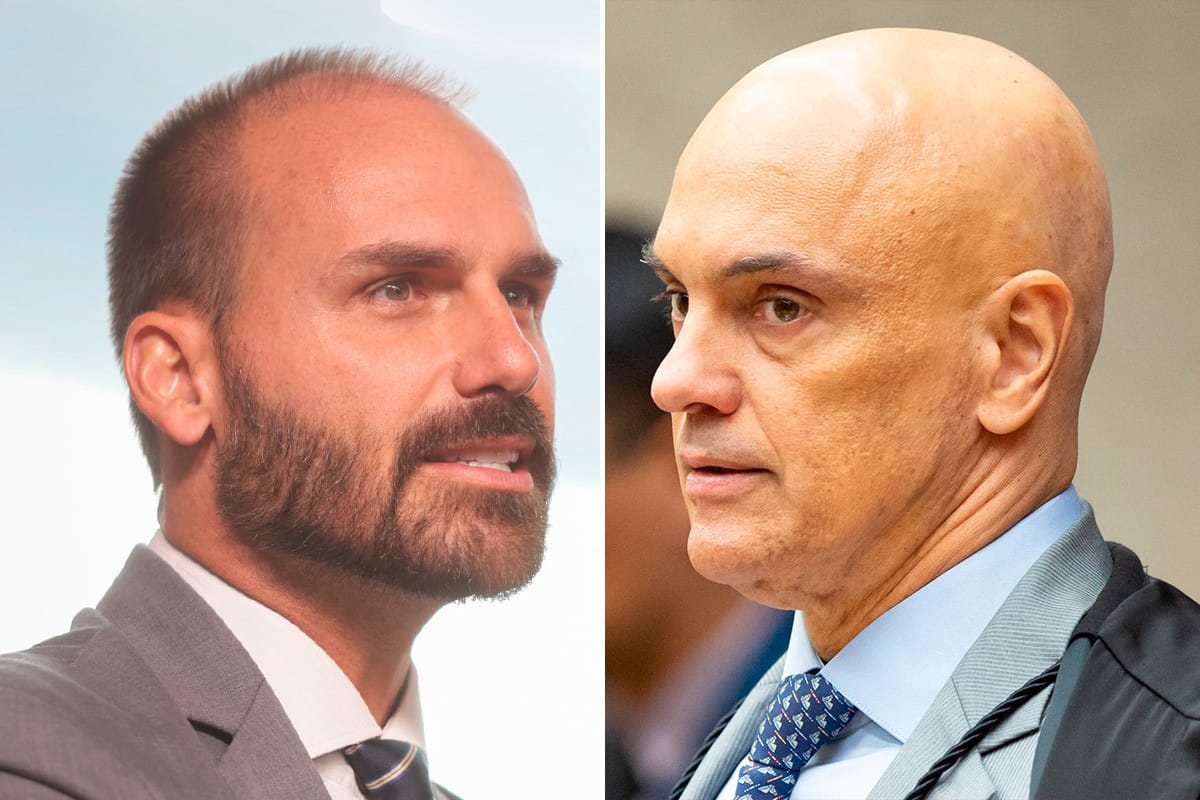 Eduardo Bolsonaro: Polêmica com erro de português após ironizar ministro Alexandre de Moraes