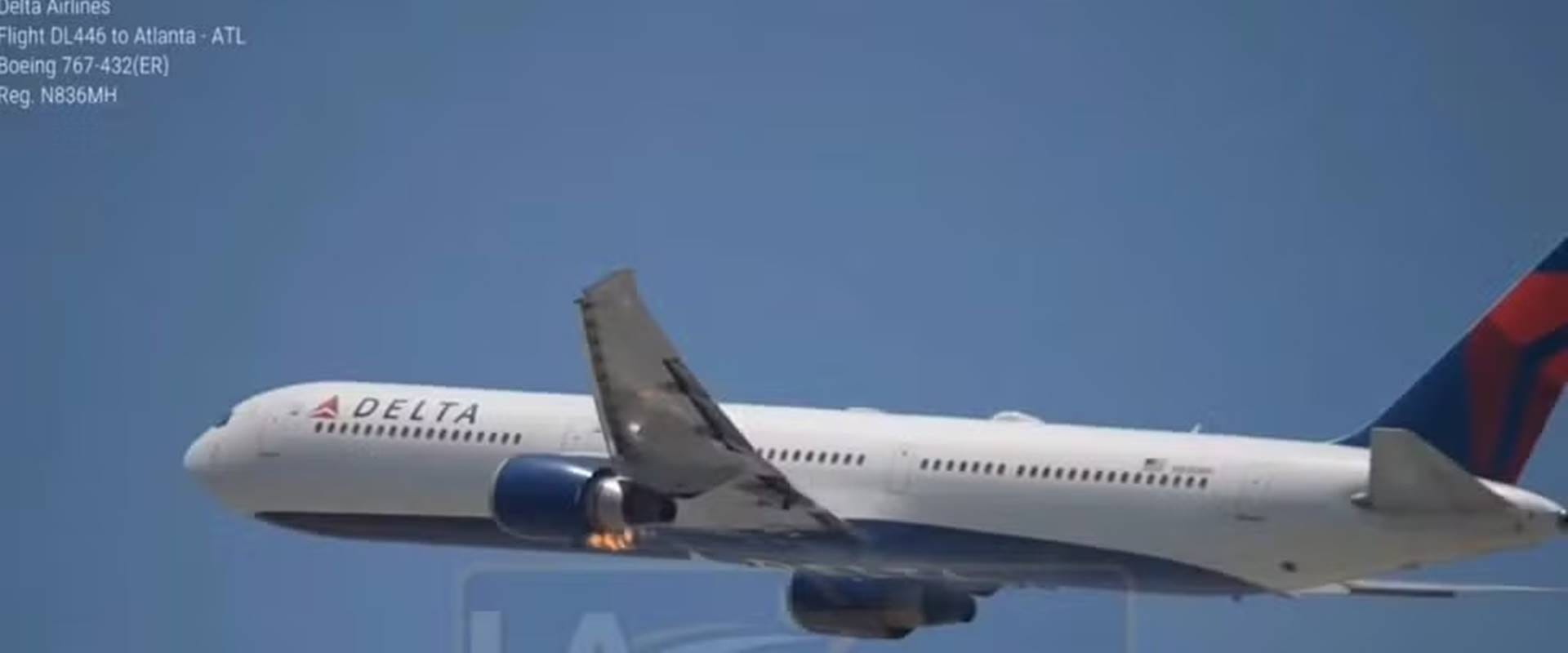 Fogo no Motor do Avião Delta: Incidente Aéreo em Detalhes