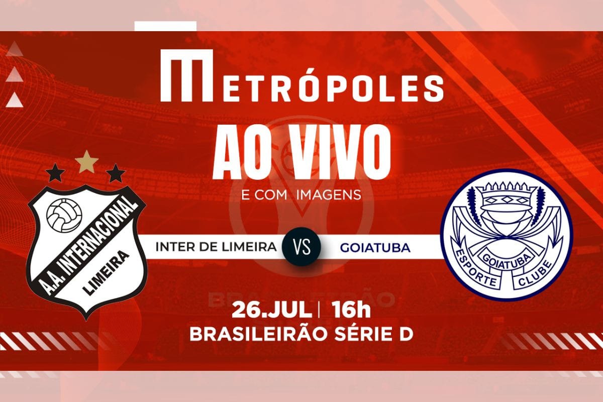 Série D: como assistir ao vivo Inter de Limeira-SP x Goiatuba-GO pela internet