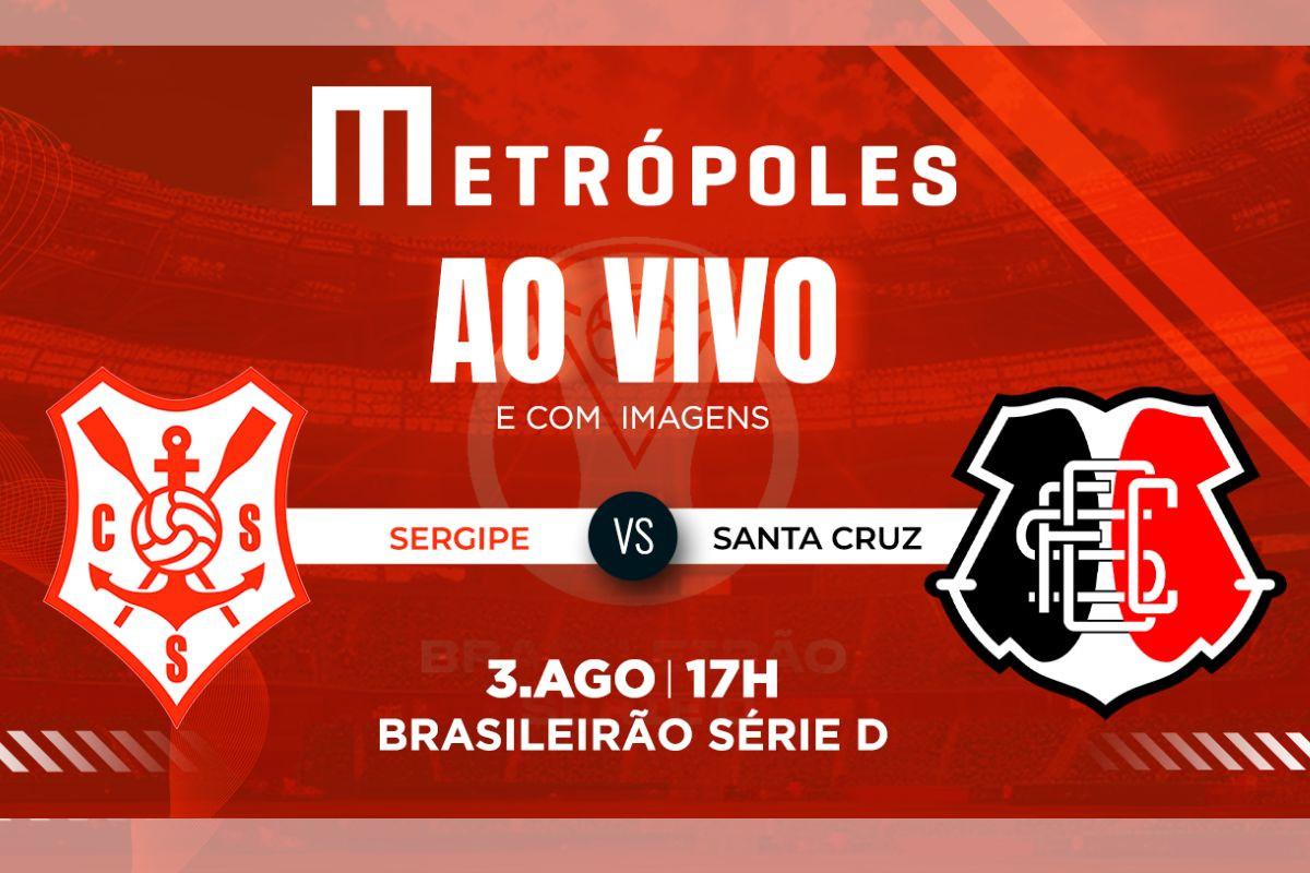 Brasileirão Série D: Transmissão ao Vivo do Sergipe-SE x Santa Cruz-PE