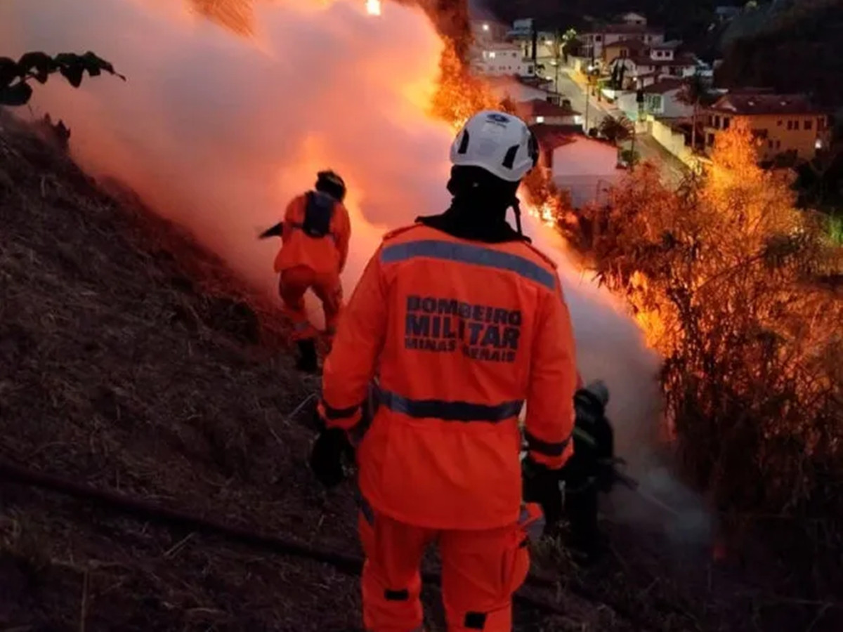 Incêndio em Juiz de Fora: 3000 m² de Vegetação Destruídos