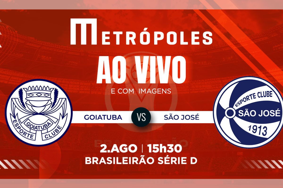 Série D: Transmissão ao Vivo da Partida Goiatuba-GO x São José-RS