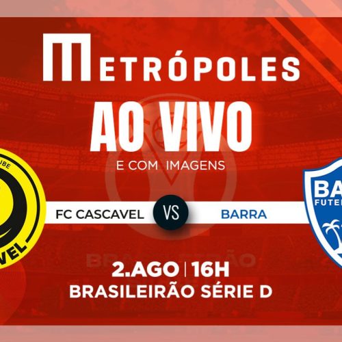 Brasileirão Série D: Transmissão Ao Vivo do FC Cascavel-PR x Barra-SC
