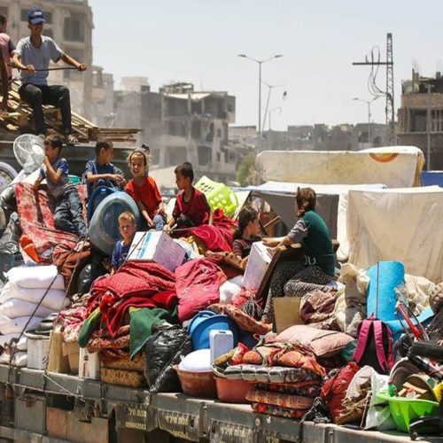 Forçando 50 Mil Palestinos a Se Deslocarem: Novo Avanço de Tanques de Israel no Centro de Gaza
