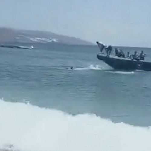 Imigrantes Desembarcam em Praia da Espanha: Ação Surpe