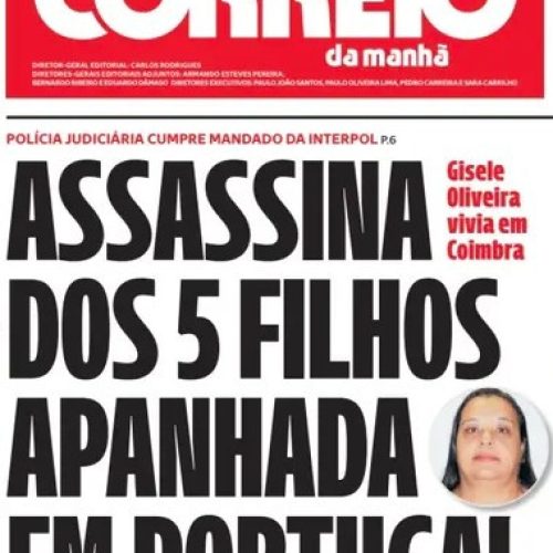 Mulher Brasileira Acusada de Envenenar 5 Filhos Presa em Portugal