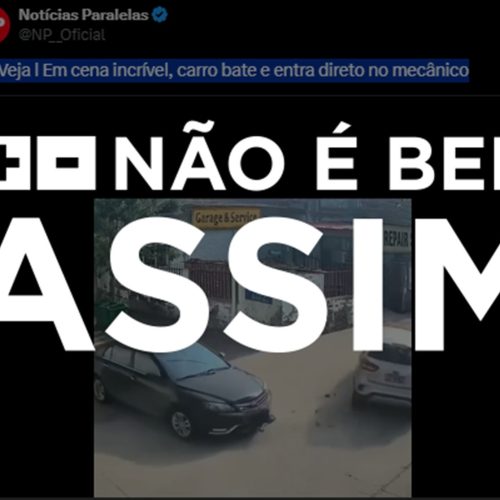 #NÃO É BEM ASSIM: Revelado o caso do carro que ‘derrapou’ para oficina após batida em comitê do Partido Comunista Chinês