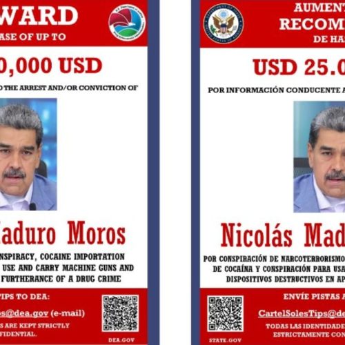 Recompensa dos EUA de US$25 Milhões: Os EUA Buscam Prisão de Maduro por Crimes de Narcoterrorismo