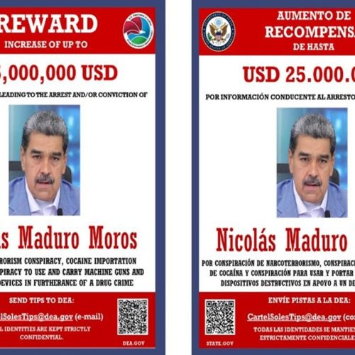 Recompensa por Nicolás Maduro: EUA Oferece US$ 25 Milhões por Informações que Levem à sua Captura