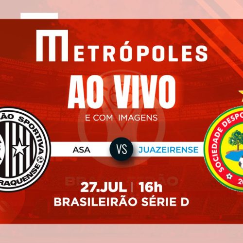 Série D: Como Assistir ao Vivo a Asa-AL x Juazeirense-BA com Transmissão Gratuita