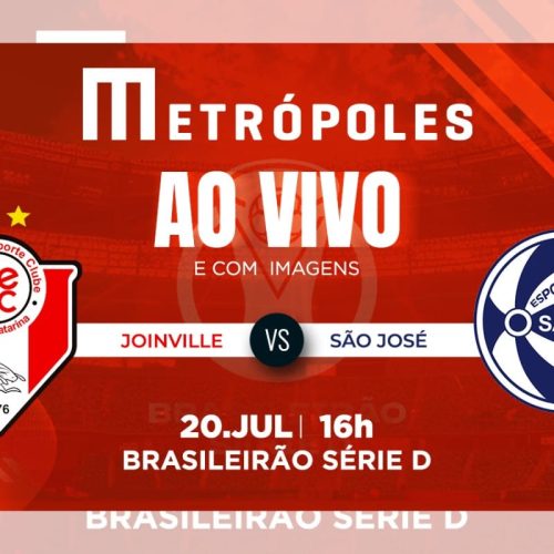 Série D: Transmissão Ao Vivo – Joinville x São José-RS