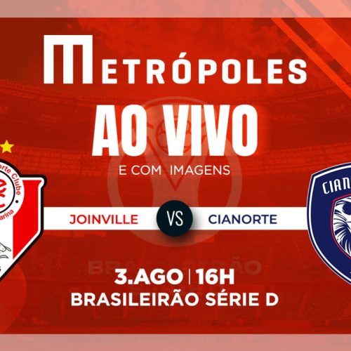Transmissão: Assistir Joinville x Cianorte Série D ao Vivo