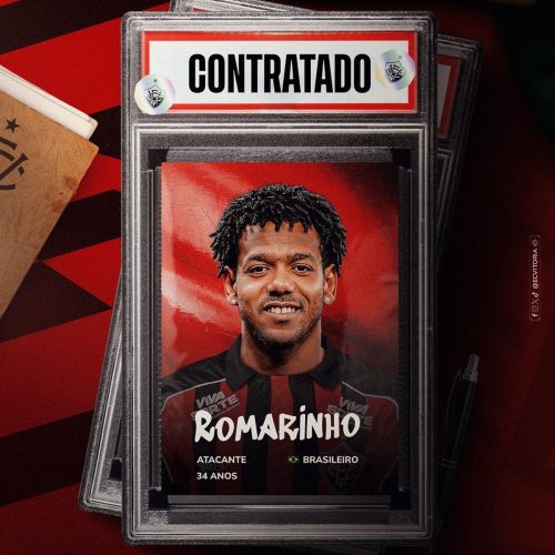 Vitória anuncia Romarinho como principal reforço para temporada 2024/2025